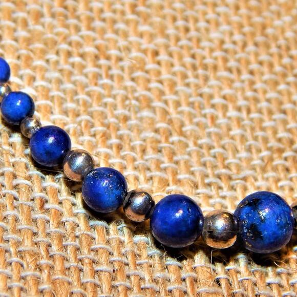 Powerful Lapis Lazuli Necklace Earrings & Ring Set - Picture 5 of 16